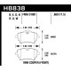 Plăcuțe frână HAWK Performance Plăcuță de frână Hawk HPS 5.0 HB838B.689 | race-shop.ro
