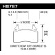 Plăcuțe frână HAWK Performance Plăcuță de frână Hawk DTC-60 HB787G.582 | race-shop.ro