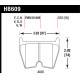 Plăcuțe frână HAWK Performance Hawk Brake Pad HPS HB609F.572 | race-shop.ro