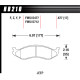 Plăcuțe frână HAWK Performance Hawk Brake Pad Performance Ceramic HB210Z.677 | race-shop.ro