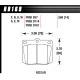 Plăcuțe frână HAWK Performance Hawk Brake Pad DTC-70 (14 mm) HB169U.560 | race-shop.ro