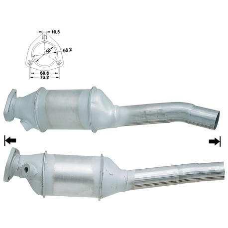 DPF, catalizator model sprecific Catalizator Magnaflow pentru AUDI | race-shop.ro