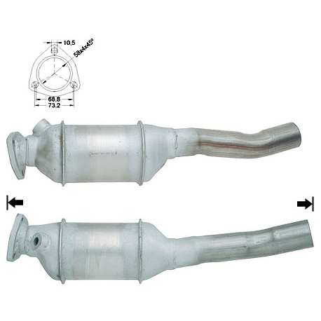 DPF, catalizator model sprecific Catalizator Magnaflow pentru AUDI | race-shop.ro