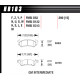 Plăcuțe frână HAWK Performance Hawk Brake Pad DTC-70 (15 mm) HB103U.590 | race-shop.ro