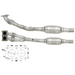 Catalizator Magnaflow pentru AUDI SEAT SKODA VOLKSWAGEN