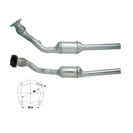 DPF, catalizator model sprecific Catalizator Magnaflow pentru AUDI SKODA VOLKSWAGEN | race-shop.ro