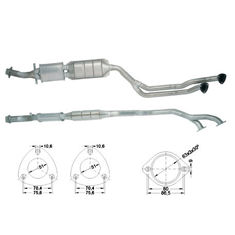 DPF, catalizator model sprecific Catalizator Magnaflow pentru BMW | race-shop.ro