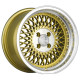 Klutch wheels Klutch SL1 16x8 ET15 4x100 Gold w/ Machined Lip | race-shop.ro