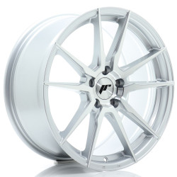 Japan Racing JR21 18x8 ET40 5x112 Silver Machined Face