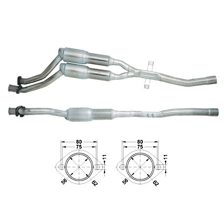 DPF, catalizator model sprecific Catalizator Magnaflow pentru BMW | race-shop.ro