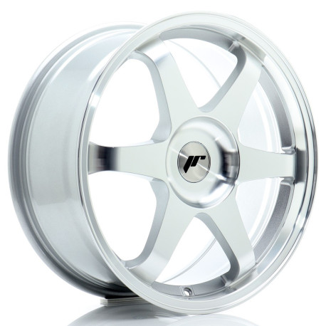 Jante Japan Racing JR3 18x8 ET43 5x114,3 Silver Machined | race-shop.ro