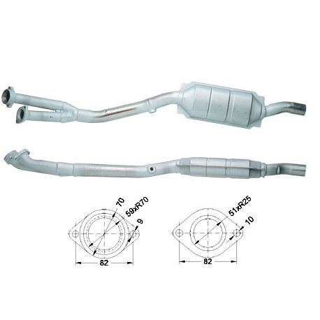DPF, catalizator model sprecific Catalizator Magnaflow pentru BMW | race-shop.ro