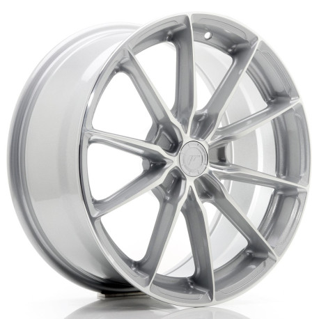 Jante Japan Racing JR37 18x8 ET35 5x120 Silver Machined | race-shop.ro