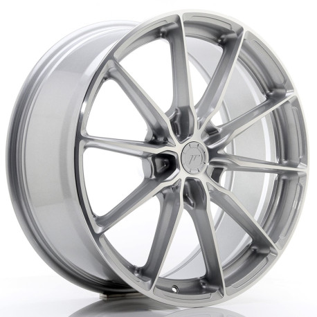 Jante Jantă Japan Racing JR37 20x8,5 ET35 5x120 Silver Machined | race-shop.ro