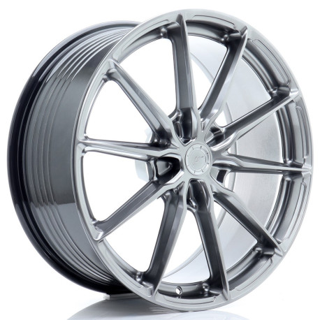 Jante Japan Racing JR37 21x9,5 ET25 5x112 Hyper Black | race-shop.ro
