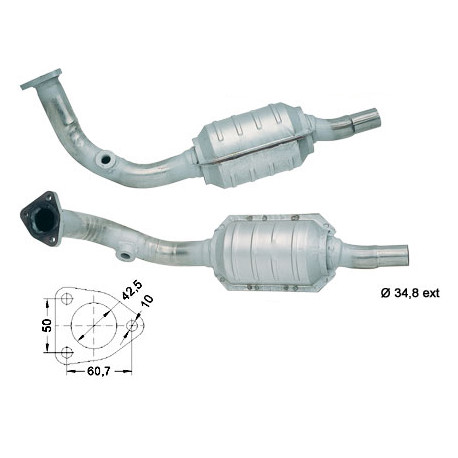 DPF, catalizator model sprecific Catalizator Magnaflow pentru FIAT | race-shop.ro