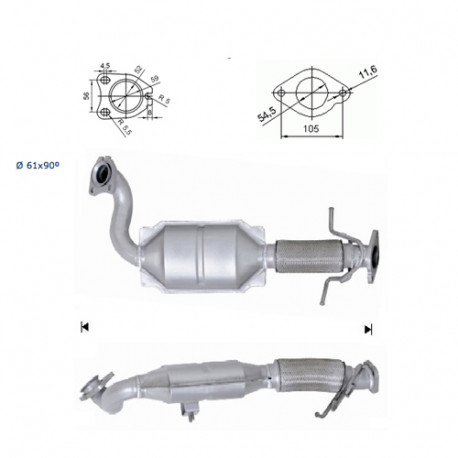 DPF, catalizator model sprecific Catalizator Magnaflow pentru FORD FORD | race-shop.ro