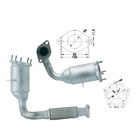 DPF, catalizator model sprecific Catalizator Magnaflow pentru FORD MAZDA | race-shop.ro