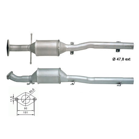 DPF, catalizator model sprecific Catalizator Magnaflow pentru FORD | race-shop.ro