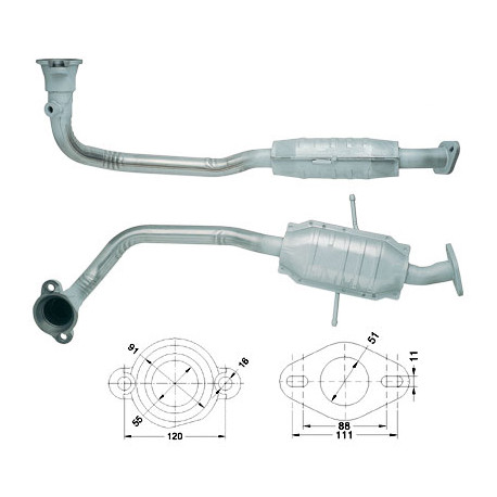 DPF, catalizator model sprecific Catalizator Magnaflow pentru FORD | race-shop.ro