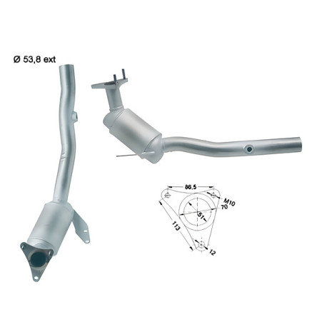 DPF, catalizator model sprecific Catalizator Magnaflow pentru FORD | race-shop.ro