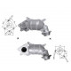 DPF, catalizator model sprecific Catalizator Magnaflow pentru HONDA | race-shop.ro