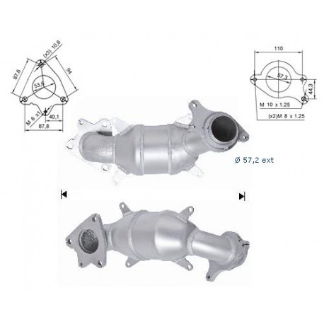 DPF, catalizator model sprecific Catalizator Magnaflow pentru HONDA | race-shop.ro