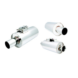 Tobă cu clapetă Varex 7.5"x15" intrare flanșată 3.5", ieșire single-wall 3.5"