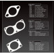 Garnituri evacuare, galerie 2.5" Flange Gasket, 2 Bolt (Wide) | race-shop.ro