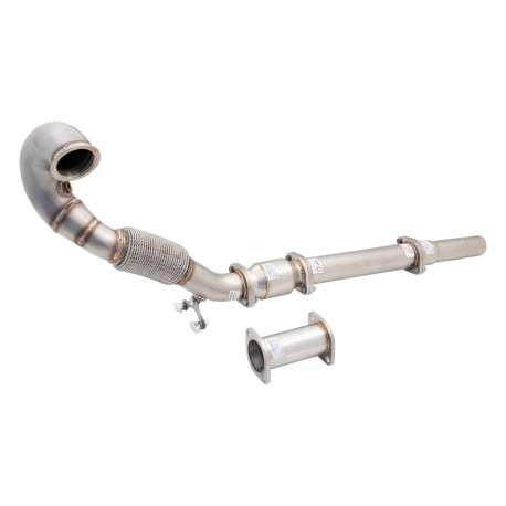 Down pipe, dump pipe 3" Downpipe cu catalizator cu flux ridicat (doar pentru circuit) pentru VOLKSWAGEN GOLF 2013-2020 GTI MK 7 & 7.5 | race-shop.ro