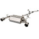 SISTEME DE EVACUARE XFORCE XForce 2.5" Cat-Back System for NISSAN 370Z 2009-2020 Z34 | race-shop.ro