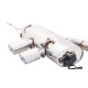 SISTEME DE EVACUARE XFORCE 3" Cat-Back System with Varex Muffler for VOLKSWAGEN GOLF 2010-2012 R MK 6 | race-shop.ro