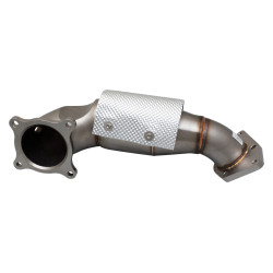 4"-3" Downpipe cu catalizator cu flux ridicat (doar pentru circuit) pentru HONDA CIVIC 2017- TYPE R FK8