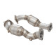 Down pipe, dump pipe Downpipe-uri de 2.5" cu Catalizatoare cu Flux Mare (doar pentru pistă) pentru KIA STINGER 2017- GT 3.3L V6 TWIN TURBO RWD | race-shop.ro