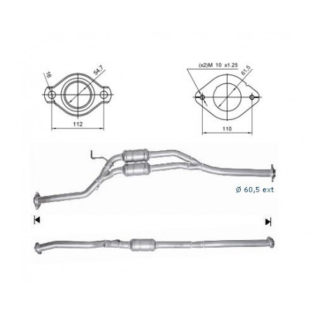 DPF, catalizator model sprecific Catalizator Magnaflow pentru LEXUS | race-shop.ro