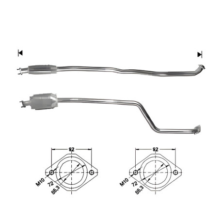 DPF, catalizator model sprecific Catalizator Magnaflow pentru MAZDA | race-shop.ro
