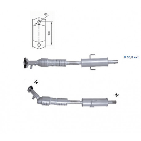 DPF, catalizator model sprecific Catalizator Magnaflow pentru MAZDA | race-shop.ro