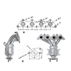 Catalizator Magnaflow pentru MITSUBISHI
