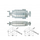 DPF, catalizator model sprecific Catalizator Magnaflow pentru MITSUBISHI | race-shop.ro