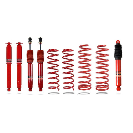 Pedders Pedders 814104 2 Inch Heavy Duty Suspension Lift Kit Jeep Wrangler, JK, SWB | race-shop.ro