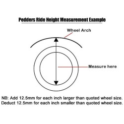 Pedders 803375 Air Suspension Conversion Kit Standard height. Toyota Landcruiser 120