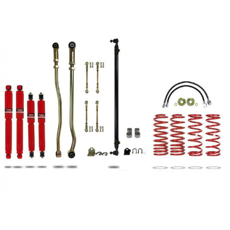 Pedders Pedders 803366 4 Inch Suspension Lift Kit Nissan Patrol, Y61, LWB, ABS fitted EXCEPT 3.0 Di | race-shop.ro