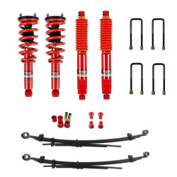 Kit suspensie extra rezistentă Pedders 803250 cu amortizoare asamblate. Mitsubishi L200