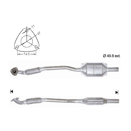 DPF, catalizator model sprecific Catalizator Magnaflow pentru OPEL | race-shop.ro