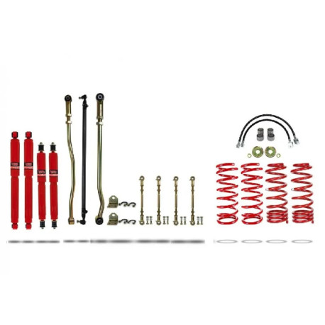 Pedders Pedders 803098 4 Inch Suspension Lift Kit Nissan Patrol, Y61, LWB, NON-ABS 3.0di | race-shop.ro