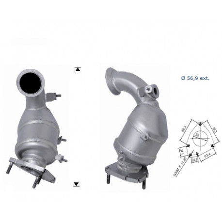DPF, catalizator model sprecific Catalizator Magnaflow pentru OPEL SAAB | race-shop.ro