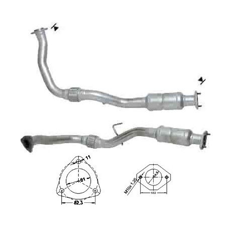 DPF, catalizator model sprecific Catalizator Magnaflow pentru OPEL | race-shop.ro