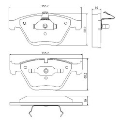 Plăcuțe Pedders 6720059E SportsRyder EURO Kevlar Ceramic