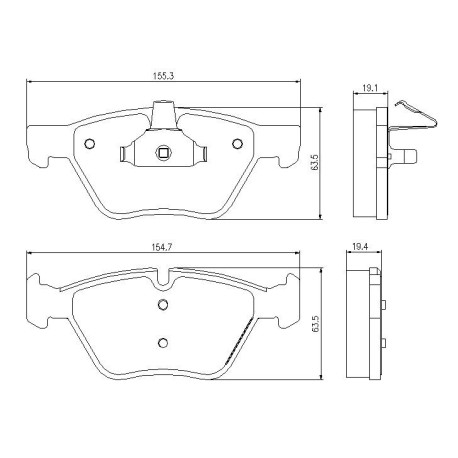 Frâne Pedders Plăcuțe de frână ceramice Pedders 6720047E EURO | race-shop.ro