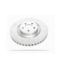 Disc frână Pedders 6560087SGL Slotted & Dimpled Geomet Coated